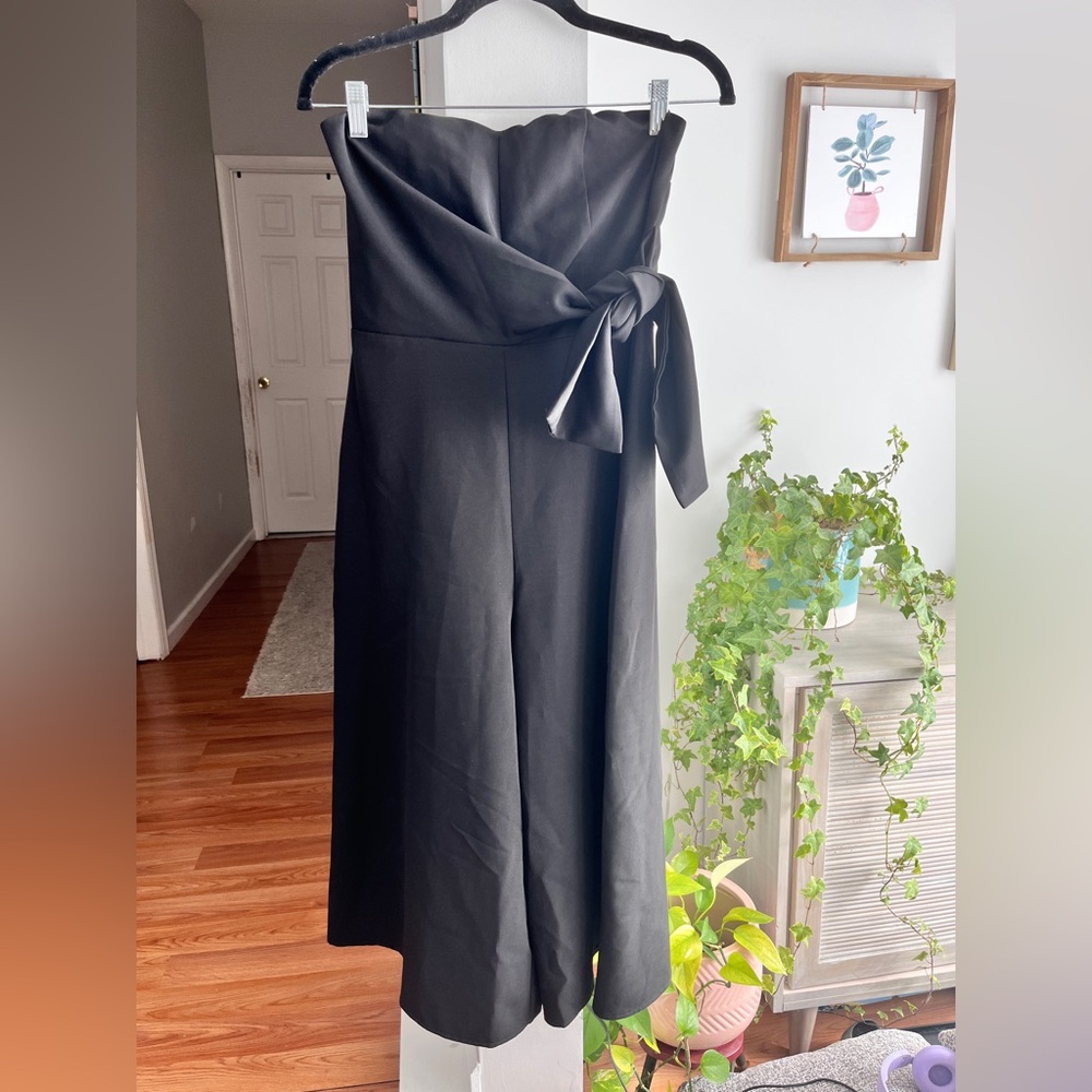 ASOS Black Strapless Jumpsuit - Picture 2 of 5